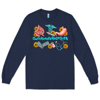 Navy gastroenterologist olivia Long Sleeve Tee - OliviaCreatesArt