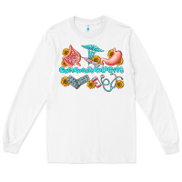 White gastroenterologist olivia Long Sleeve Tee - OliviaCreatesArt