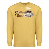 Antique Gold coffee time Premium Sweatshirt - BarkalooDesign