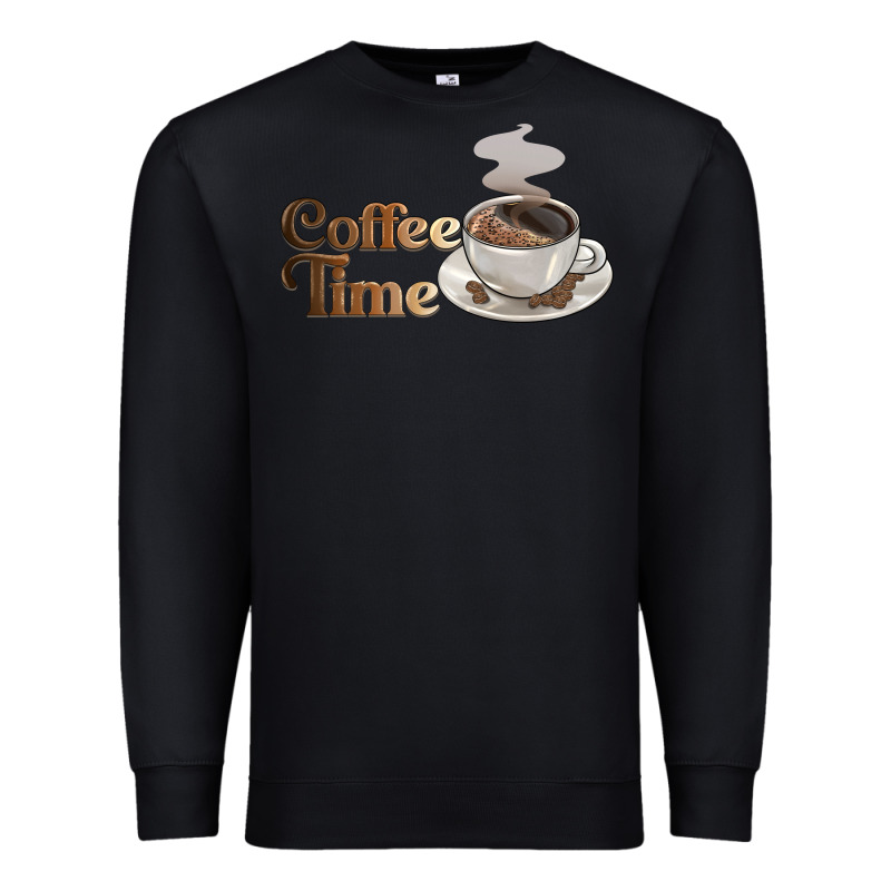 Coffee Time Premium Sweatshirt by BarkalooDesign | Teevron