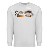Dove Grey coffee time Premium Sweatshirt - BarkalooDesign