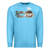 Ocean Blue coffee time Premium Sweatshirt - BarkalooDesign
