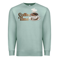 Seafoam coffee time Premium Sweatshirt - BarkalooDesign