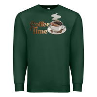 Sports Green coffee time Premium Sweatshirt - BarkalooDesign