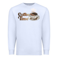 White coffee time Premium Sweatshirt - BarkalooDesign