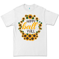 White Happy Fall Sunflowers Premium Tee - Bettercallsaul