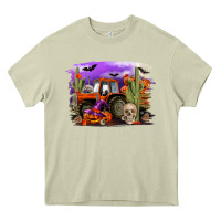 Mossy Halloween tractor Heavy Core Tee - RanaPortraitStore