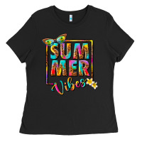 Black summer vibes Ladies Tee - NancyCooperArtShop