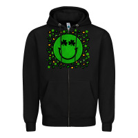 Black st patrick s day artiststas Zipper Hoodie - Artiststas
