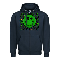 Navy st patrick s day artiststas Zipper Hoodie - Artiststas