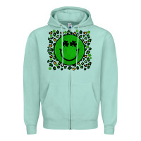Seafoam st patrick s day artiststas Zipper Hoodie - Artiststas