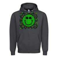 Smoke st patrick s day artiststas Zipper Hoodie - Artiststas