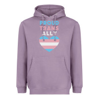 Lavender proud trans ally transgender Heavyweight Hoodie - trangStudio