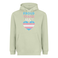 Matcha proud trans ally transgender Heavyweight Hoodie - trangStudio