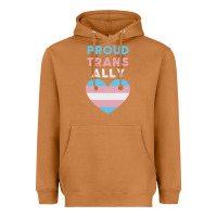 Meerkat proud trans ally transgender Heavyweight Hoodie - trangStudio