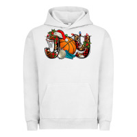 Pigment Lunar Rock joy with basketball and santa's hat Urban Hoodie - AdoDesignShop