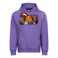 Tulip joy with basketball and santa's hat Urban Hoodie - AdoDesignShop