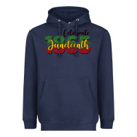 Navy celebrate juneteenth1865 Heavyweight Hoodie - BarkalooDesign