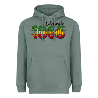 Sage celebrate juneteenth1865 Heavyweight Hoodie - BarkalooDesign