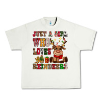 Pistachio just a girl who loves reindeers Urban Heavy Tee - CowGirlArtShop