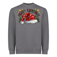 Storm merry Christmas santa Heavyweight Sweatshirt - CowhideDigitalArt