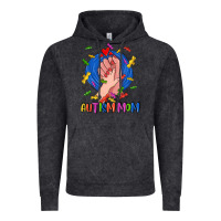 Vintage Black Autism Mom Vintage Hoodie - CowGirlArtShop