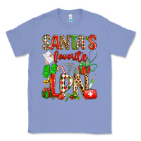 Colony Blue santa's favorite lpn Classic Tee - texasbilliewilder