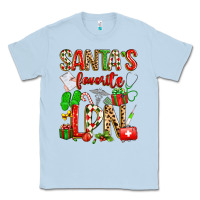 Dusty Blue santa's favorite lpn Classic Tee - texasbilliewilder
