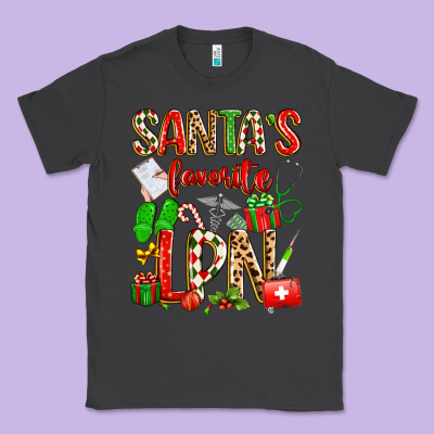 Santa's Favorite Lpn Classic Tee Designed By Texasbilliewilder
