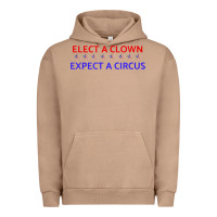 Pigment Burro Elect A Clown Expect A Circus Political Urban Hoodie - trangStudio