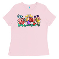 Bubblegum Pink summer looks good on me Ladies Tee - NancyCooperArtShop