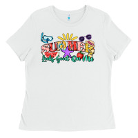 White summer looks good on me Ladies Tee - NancyCooperArtShop