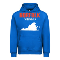 Cobalt norfolk virginia usa state america travel virginian Urban Hoodie - trangStudio