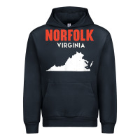 Navy norfolk virginia usa state america travel virginian Urban Hoodie - trangStudio