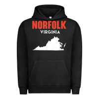 Pigment Black norfolk virginia usa state america travel virginian Urban Hoodie - trangStudio