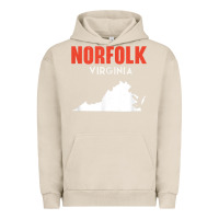 Pigment French Oak norfolk virginia usa state america travel virginian Urban Hoodie - trangStudio