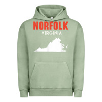Pigment Oil Green norfolk virginia usa state america travel virginian Urban Hoodie - trangStudio