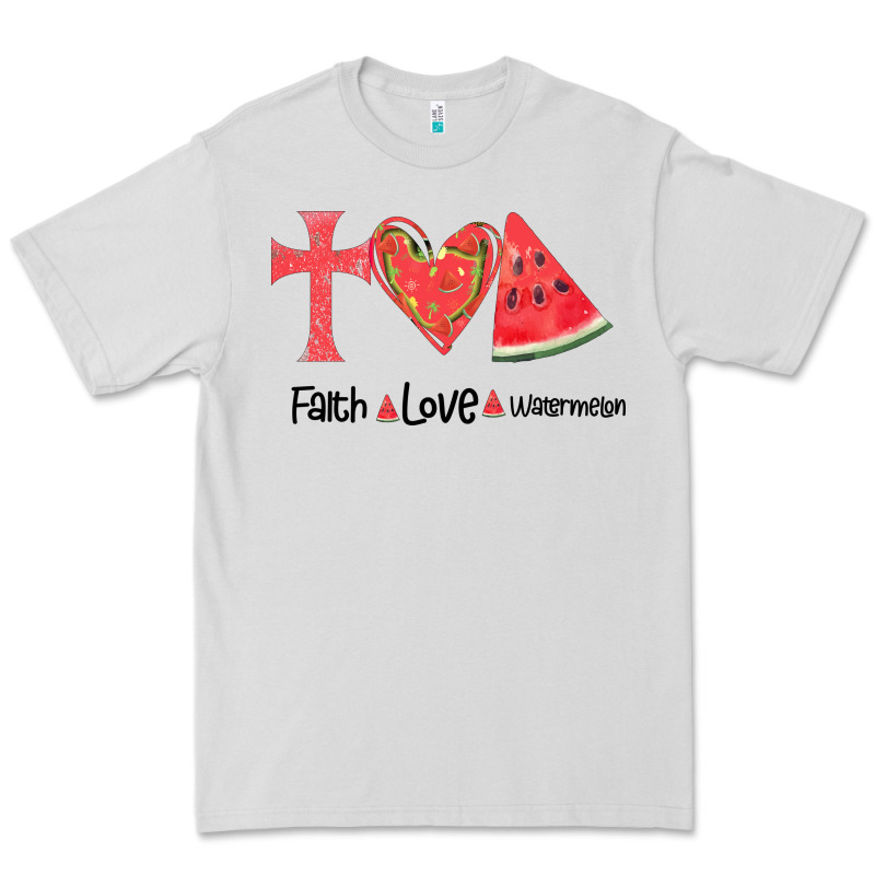 Faith Love Watermelon Premium Tee by Bettercallsaul | Teevron