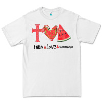 White Faith Love Watermelon Premium Tee - Bettercallsaul