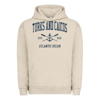 Pigment French Oak Turks And Caicos Vintage Navy Crossed Oars & Boat Anchor Urban Hoodie - trangStudio