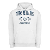 Pigment Lunar Rock Turks And Caicos Vintage Navy Crossed Oars & Boat Anchor Urban Hoodie - trangStudio