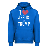 Cobalt I Love Jesus And Trump Republican Conservative Gift Urban Hoodie - trangStudio