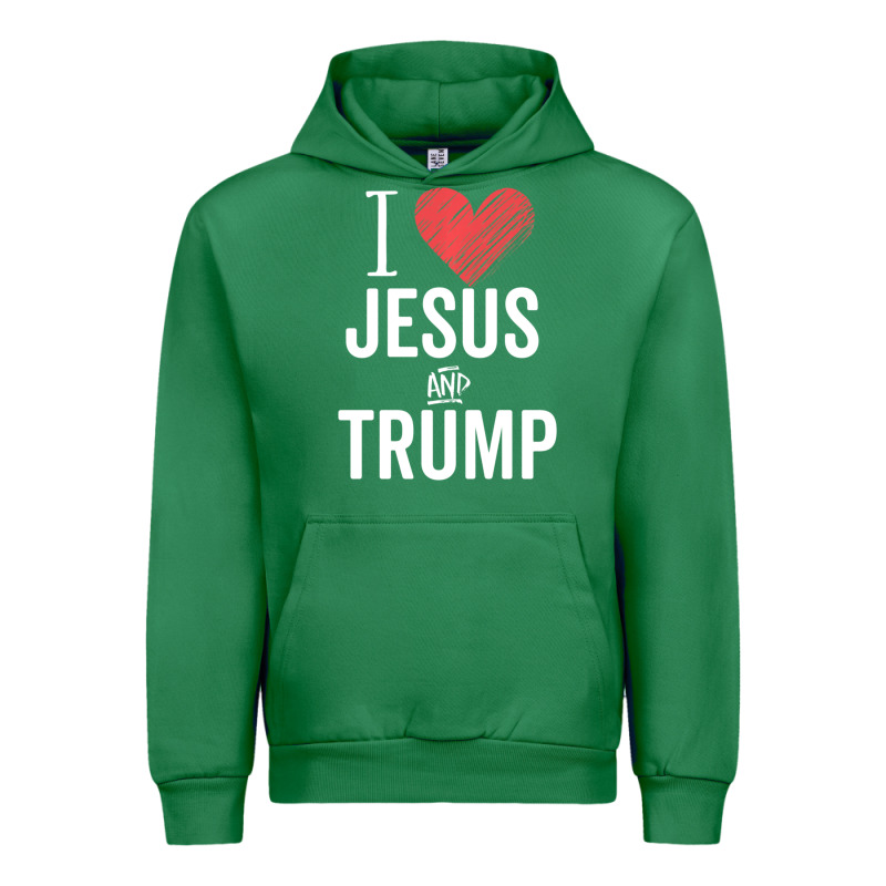 I Love Jesus And Trump Republican Conservative Gift Urban Hoodie by trangStudio | Teevron
