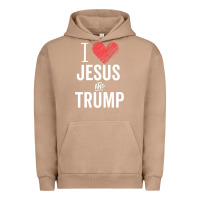 Pigment Burro I Love Jesus And Trump Republican Conservative Gift Urban Hoodie - trangStudio