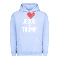 Pigment Grape Ice I Love Jesus And Trump Republican Conservative Gift Urban Hoodie - trangStudio