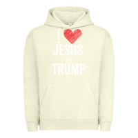 Pigment Pistachio I Love Jesus And Trump Republican Conservative Gift Urban Hoodie - trangStudio
