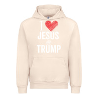 Sandshell I Love Jesus And Trump Republican Conservative Gift Urban Hoodie - trangStudio