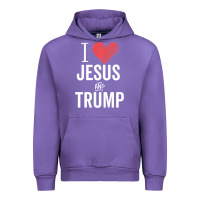 Tulip I Love Jesus And Trump Republican Conservative Gift Urban Hoodie - trangStudio