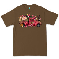 Cacao valentines day leopard farm animals truck Premium Tee - Jasminsmagicworld