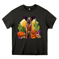 Asphalt Halloween german shepherd Heavy Core Tee - RanaPortraitStore